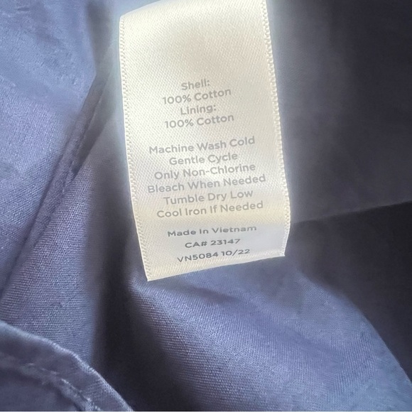 TALBOTS 100% Cotton Maxi Dress- Floret Medallion Size 6 - Picture 10 of 11